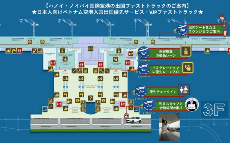 Hanoi Noibai Airport Departure Fasttrack 3F   Vietnam Fasttrack