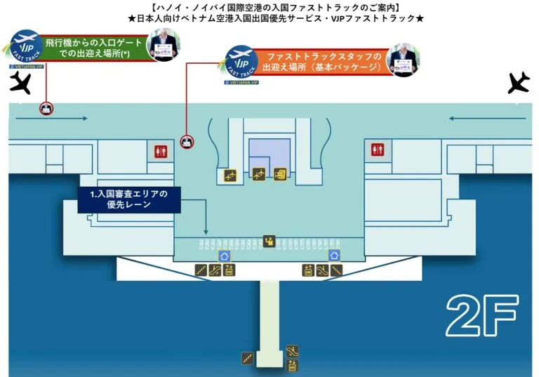 Hanoi Noibai Airport Entry Fasttrack 2F   Vietnam Fasttrack