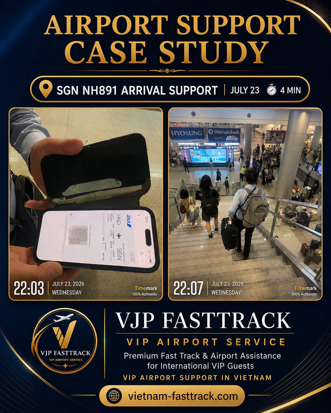 Tan Son Nhat Airport Arrival Fast Track Assistance