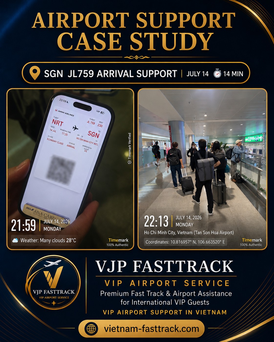 Tan Son Nhat Airport Arrival Fast Track Assistance