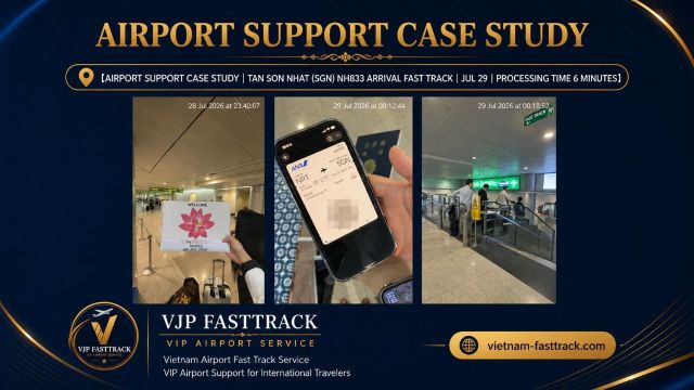 NH833 Tan Son Nhat Airport Arrival Fast Track case study