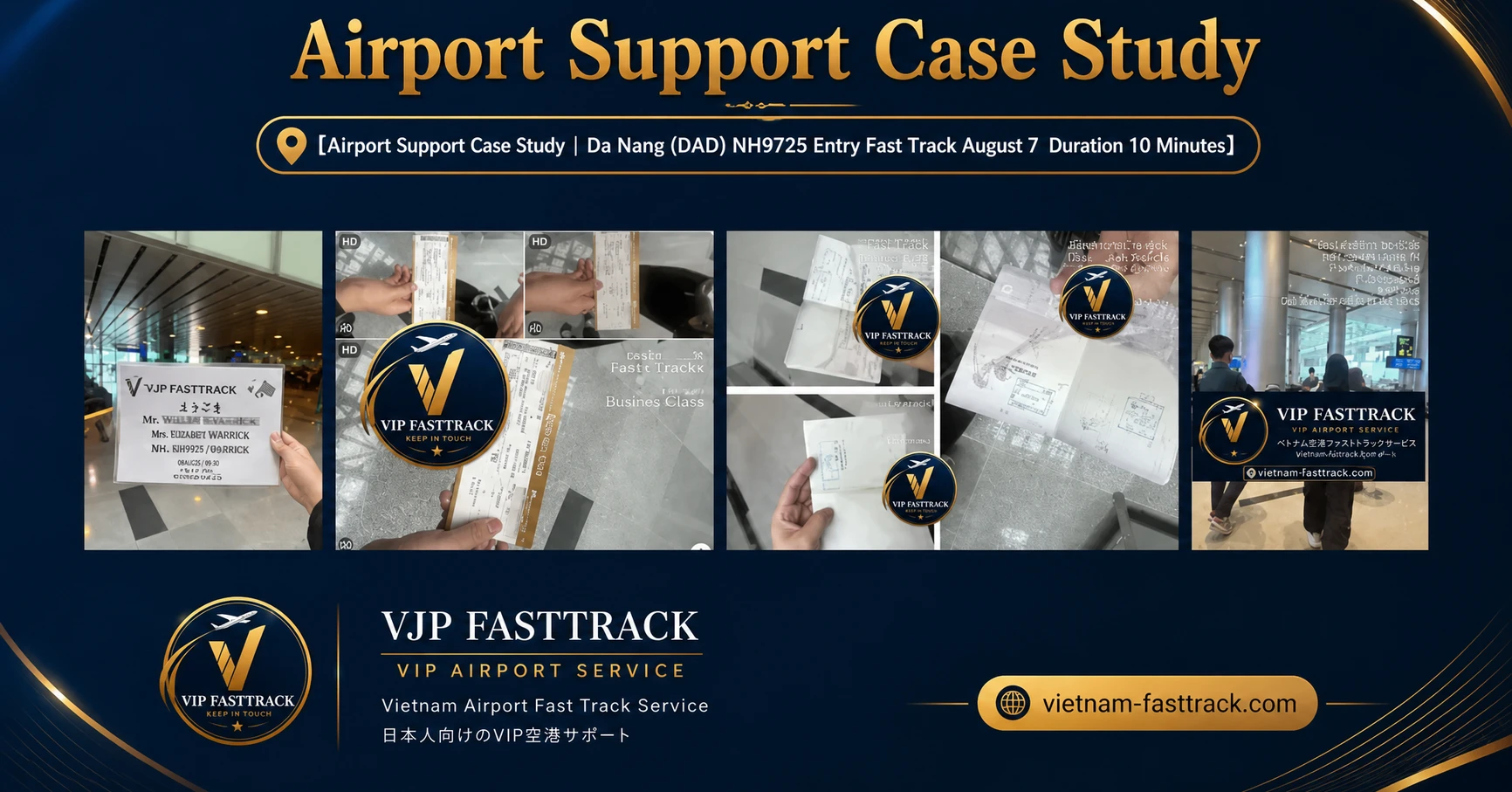 Da Nang Airport Arrival Fast Track Case Study