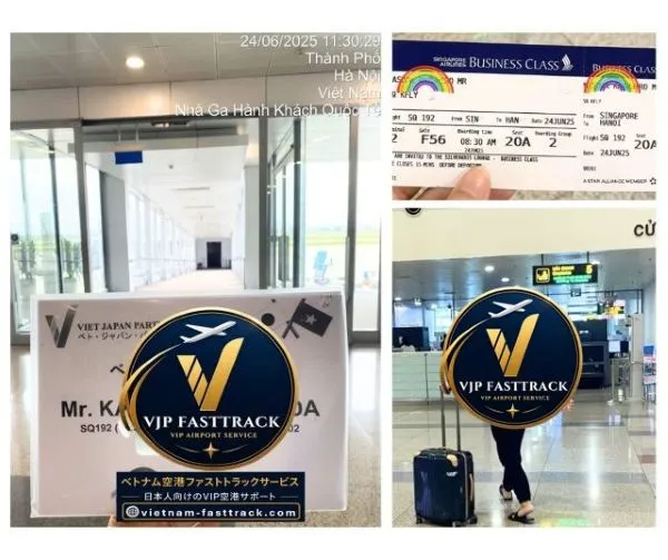 SQ192 Singapore HaNoi NoiBai Fasttrack