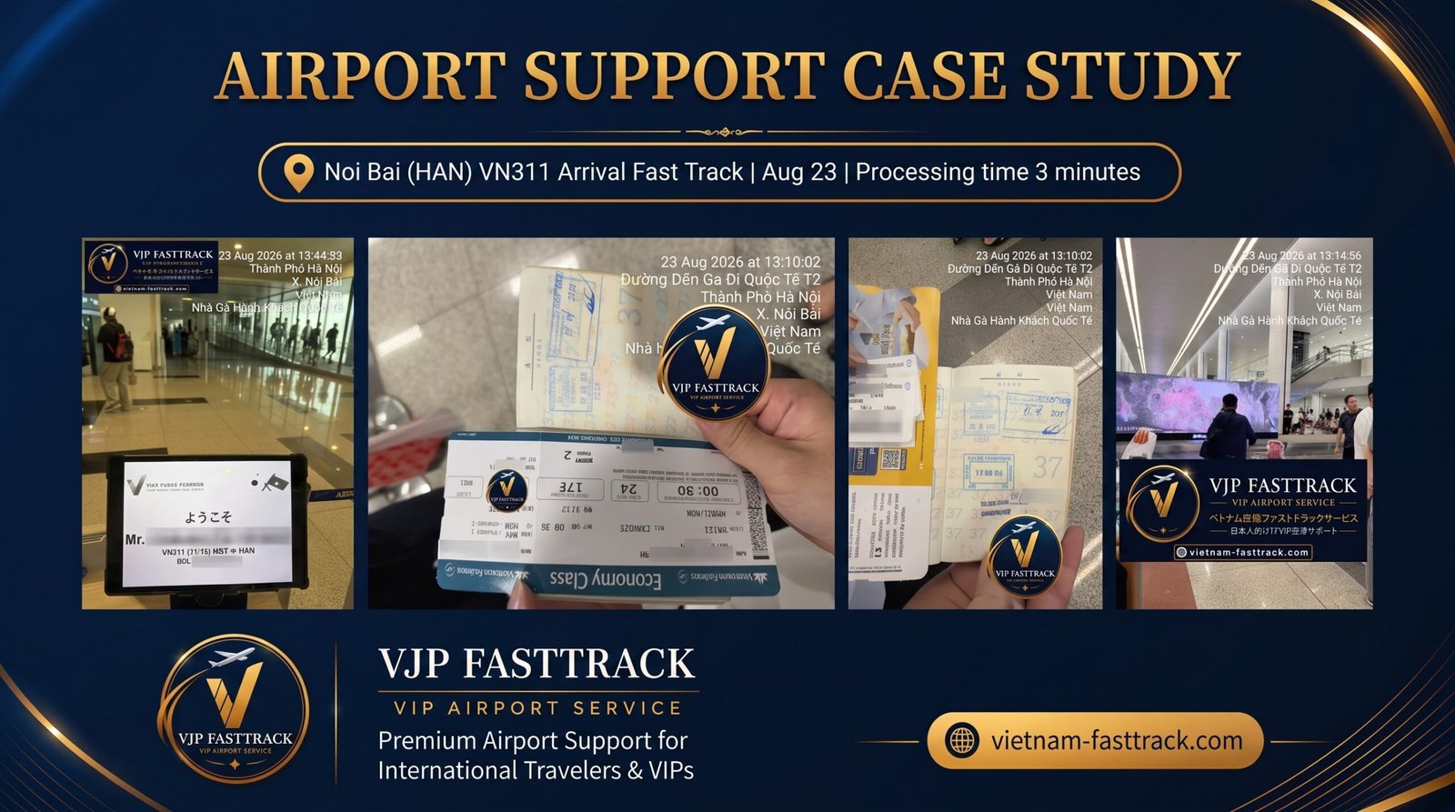VN311 | Noi Bai Arrival Fast Track Case Study