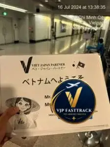 F様 VN321 KIX-SGN ベトナムファストトラックレビュー