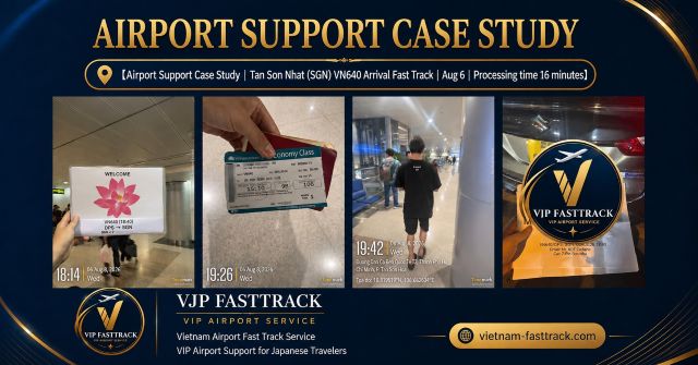 VN640 Departure SGN Fasttrack Foreign