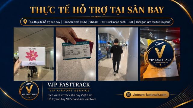 VN640 Nhap Canh SGN Fasttrack ベトナムファストトラック|VJP FASTTRACK VN640 Nhap Canh SGN Fasttrack