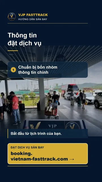 Đặt dịch vụ hỗ trợ sân bay Việt Nam: 4 nhóm thông tin cần gửi